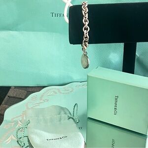 Tiffany & Co. Silver Bracelet with Charm
